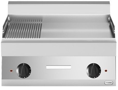 Modular Fun 650 700 mm elektrische bakplaat glad-geribbeld