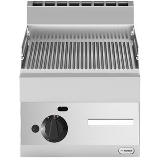 Modular Fun 650 400 mm gas bakplaat geribbeld aardgas