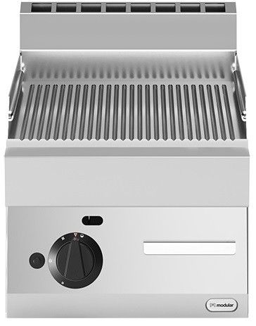 Modular Fun 650 400 mm gas bakplaat geribbeld aardgas