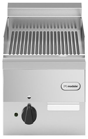 Modular Fun 600 300 mm elektrische bakplaat geribbeld