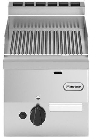 Modular Fun 600 300 mm gas bakplaat geribbeld aardgas