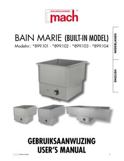 Gebruikers handleiding