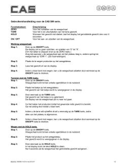 Gebruikers handleiding