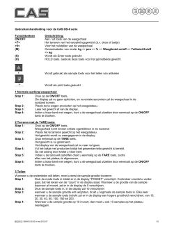 Gebruikers handleiding