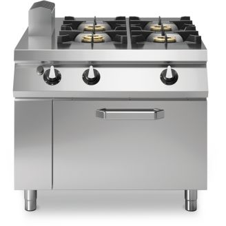 Modular Roc 1100 gasfornuis 4-pits met gasoven R110/100CFG