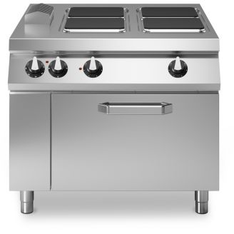 Modular Roc 1100 elektrisch fornuis 4-pits met elek. oven R110/100CFEQ