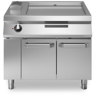 Modular Roc 1100 1000 mm elektrische bakplaat staal met deuren