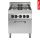 Modular Fun 700 4-pits gas fornuis met oven aardgas 700 mm