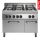 Modular Fun 700 6-pits gas fornuis met oven propaan
