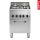 Modular Fun 600 600 mm gas fornuis met elektrische oven 4 zones