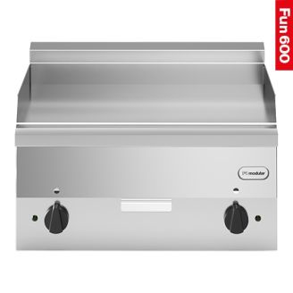 Modular Fun 600 600 mm elektrische bakplaat glad chroom