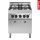 Modular Fun 650 700 mm gas fornuis met elektrische oven 4-zones