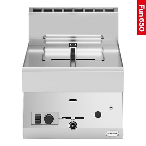 Modular Fun 650 gas friteuse 400mm 8 liter aardgas