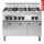 Modular Fun 650 1100 mm gas fornuis met oven 6 zones