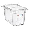 Araven kunststof gastronorm bak 1/4 GN - 150 mm