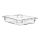 Araven kunststof gastronorm bak 1/2 GN - 65 mm