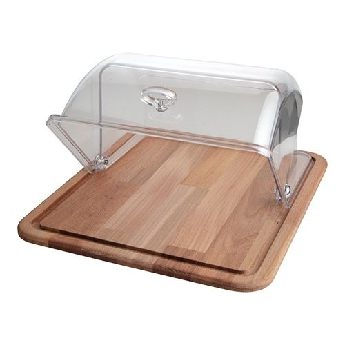 EMGA Serveerplateau met rolltop deksel - 31x37 cm