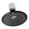 CaterChef Dienblad zwart anti-slip thermoplastiek - Ø 36,5