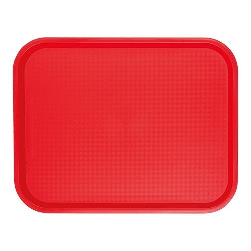 CaterChef Dienblad polypropyleen rood - 45,5x35,5 cm