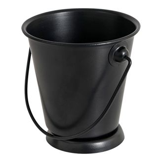 EMGA Serveer emmer middel - zwart Ø 9cm