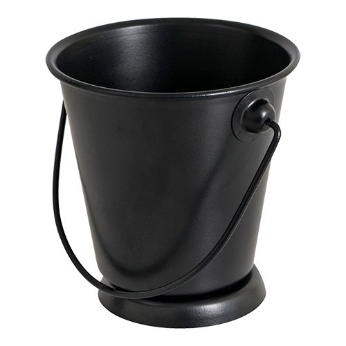 EMGA Serveer emmer middel - zwart Ø 9cm
