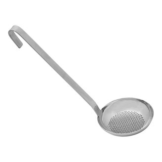 EMGA RVS Opscheplepel geperforeerd - Ø9x30cm