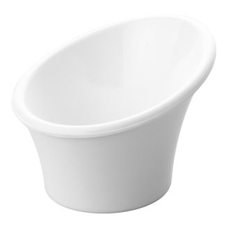 EMGA Melamine serveerschaaltje wit - Ø 07,5 cm