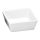 EMGA Vierkant melamine schaaltje wit - 9x9 cm