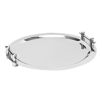 EMGA RVS Serveerplateau stapelbaar rond - Ø 50 cm