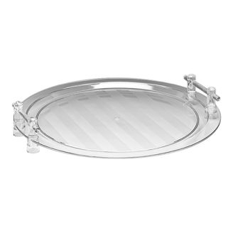 Serveerplateau stapelbaar transparant polycarbonaat - Ø 50 cm