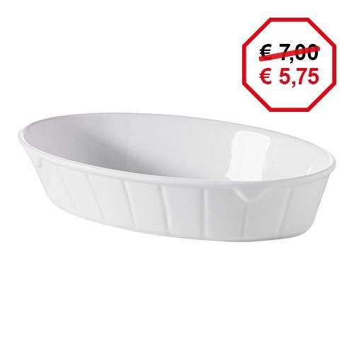 Gratineer/ovenschaal 4,3(H)x20x12cm