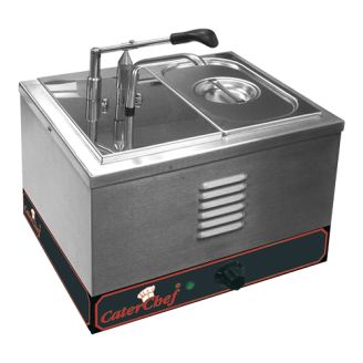 Sauzen warmer (cap.2x1/4GN) m/dispenser