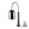 Warmhoudlamp chroom