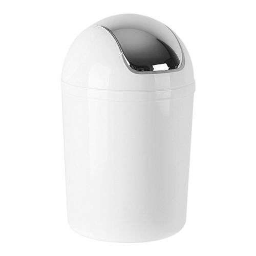Afvalbak wit - 5 liter