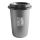 Afvalbak grijs kunststof 50 liter