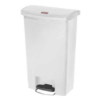 Pedaalafvalbak - 68 liter - Wit