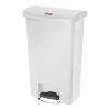 Pedaalafvalbak - 68 liter - Wit