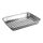 RVS lekbak inclusief rooster 410x310