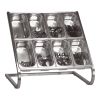 EMGA RVS buffet uitgifte garneerunit - 2 etages