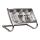 EMGA RVS buffet uitgifte garneerunit - 1 etage