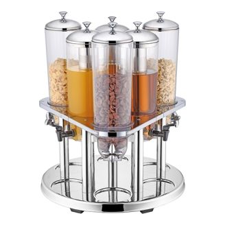 Dispenser - 3x juices + 3x Cereal - Fullmoon