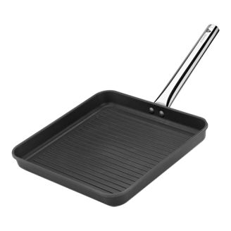 grillpan geribbeld 28x28cm