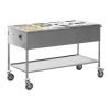 CaterChef Bain marie wagen - 4/1 GN