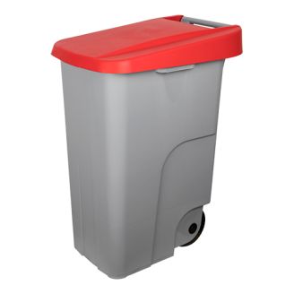 afvalcontainer 085lt. rood