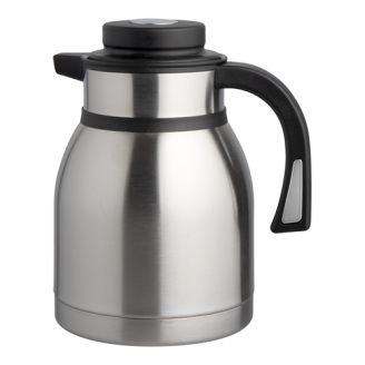 EMGA RVS Isoleerkan blackline - push - 1,5 liter
