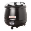 Bistro soepketel - 10 liter, zwart, digitaal