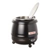 Bistro soepketel - 10 liter, zwart, digitaal
