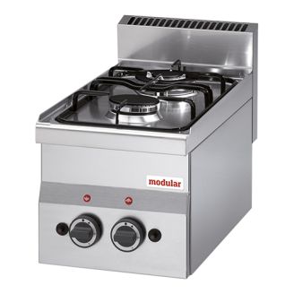 Modular 600 Gas 2-pits kooktafel - topunit