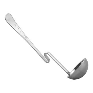 EMGA Sauslepel gebogen steel - Ø 47mm
