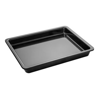GN bak melamine zwart 1/2 GN - 40 mm